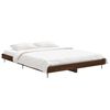 vidaXL Bettgestell ohne Matratze Braun Eiche 140x190 cm Holzwerkstoff
