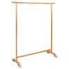 vidaXL Kleiderst&auml;nder 125 x 150 cm Massivholz Eiche