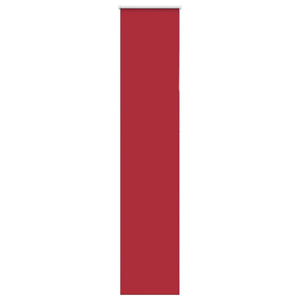 vidaXL Verdunkelungsrollo Rot 40x230 cm Stoffbreite 35,7 cm Polyester