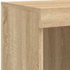 vidaXL Sideboard mit LED-Leuchten Sonoma-Eiche 81x37x100 cm