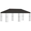 vidaXL 6 x 3 m Anthrazit Polyester und Stahl 190