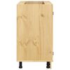 vidaXL Schrank SKI Honigbraun 80 x 46 x 81.5 cm Massives Kiefernholz