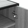 vidaXL Schuhregal Grau Sonoma 48x38x97,5 cm Holzwerkstoff