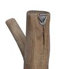 vidaXL Haken Braun 4 x 4 x 14 cm Massives upgecyceltes Holz