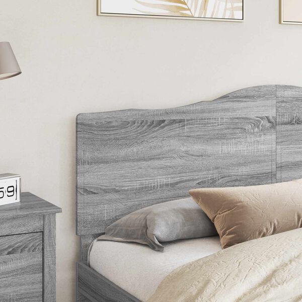 vidaXL Kopfteil Graues Sonoma 200 cm Holzwerkstoff