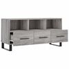 vidaXL TV-Schrank Grau Sonoma 102x36x50 cm Holzwerkstoff