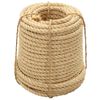 vidaXL Seil 100% Sisal 12 mm 100 m