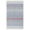 vidaXL Teppich Rosa und Aquamarin 160x230 cm Baumwolle