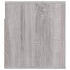 vidaXL Wand-Nachttisch Grau Sonoma 50x36x40 cm