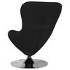 vidaXL Eiersessel Schwarz 63 x 73 x 90 cm Stoff