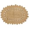 vidaXL Teppich Braun 100 x 152 cm Jute