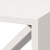 vidaXL Weinregal 4 pcs Wei&szlig; 62 x 25 x 62 cm Massives Kiefernholz
