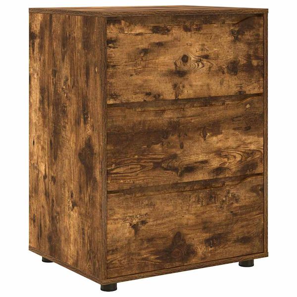 vidaXL Aufbewahrungsschrank Ger&auml;ucherte Eiche 60 x 48 x 81 cm