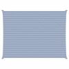 vidaXL Sonnensegel Blau und Wei&szlig; 8 x 6 m 100 % Polyester Oxford