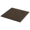 vidaXL Wandkopfteilen 12 pcs Braun 30 x 30 cm Kunstleder