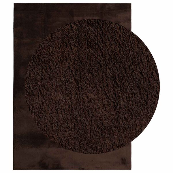 vidaXL Bereichsteppiche HUARTE Braun 280 x 200 cm Polyester