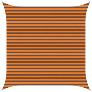 vidaXL Sonnensegel Orange und Braun 3,6 x 3,6 m 100 % Polyester Oxford