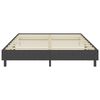 vidaXL Boxspring-Bettgestell Grau Stoff 140x200 cm