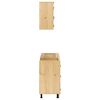 vidaXL Schrank mit Regal SKI 8 pcs Honigbraun Massives Kiefernholz