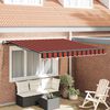 vidaXL Einziehbare Markise Handbetrieben 300 x 250 cm Orange und Braun
