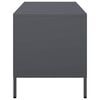 vidaXL TV-Schrank Anthrazit 101,5x39x43,5 cm Kaltgewalzter Stahl