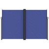 vidaXL Seitenmarkise Ausziehbar Blau 220x1200 cm