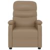 vidaXL Relaxsessel Cappuccino-Braun Kunstleder