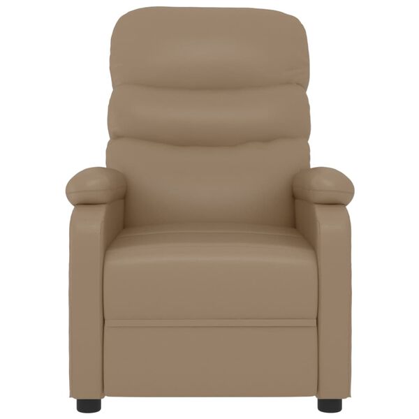 vidaXL Relaxsessel Cappuccino-Braun Kunstleder