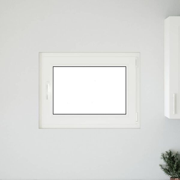 vidaXL Kellerfenster "RISOR" 80x70 cm Drehkipp DIN Rechts Anthrazit