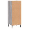 vidaXL Sideboard Grau Sonoma 34,5x34x90 cm Holzwerkstoff