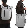 vidaXL Fahrradtasche Grau 31 x 13 x 58 cm Polyester