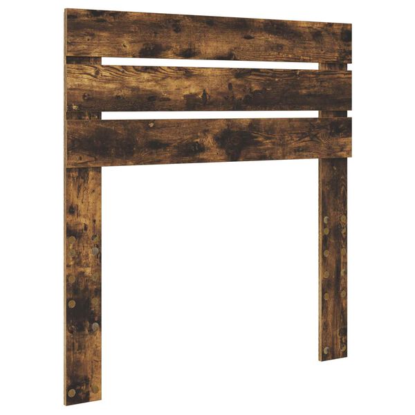 vidaXL Kopfteil mit Kopfteil Ger&auml;ucherte Eiche 75 cm Holzwerkstoff
