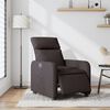 vidaXL Relaxsessel Elektrisch Dunkelbraun Stoff