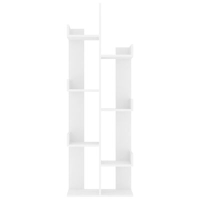 vvidaXL Bücherregal Weiß 48x25,5x140 cm Holzwerkstoff