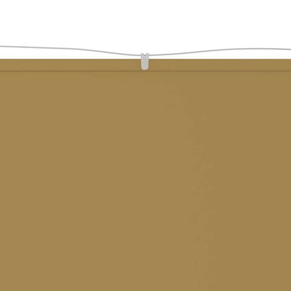 vidaXL Senkrechtmarkise Beige 140x270 cm Oxford-Gewebe