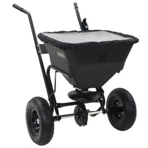 vidaXL Handstreuwagen Salzstreuer PVC und Stahl 106x73x76 cm 45 L
