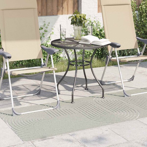 vidaXL Bereichsteppiche PALMERAS Gr&uuml;n 80 x 200 cm Polyester