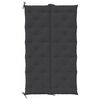 vidaXL Gartenbank-Auflage Schwarz 180x(50+50)x7 cm Oxford-Gewebe