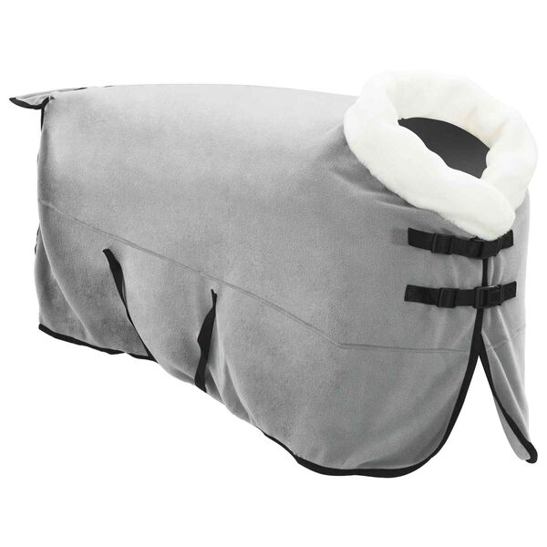 vidaXL Pferdedecke Dunkelgr&uuml;n 155 cm Polarfleece
