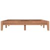 vidaXL Massivholzbett Teak 160x200 cm