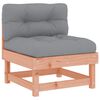 vidaXL Mittelsofas mit Kissen 2 Stk. Massivholz Douglasie