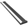 vidaXL Duschablage f&uuml;r Begehbare Dusche Schwarz 80 cm Aluminium