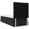 vidaXL Ottoman-Bett mit Matratzen Schwarz 90x200 cm Samt