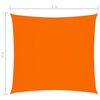 vidaXL Sonnensegel Oxford-Gewebe Quadratisch 3x3 m Orange