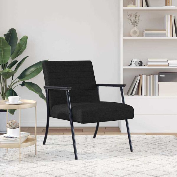 vidaXL Sessel Schwarz 59 x 75 x 78 cm Stoff