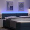 vidaXL Kopfteil Blau 200 cm Stoff