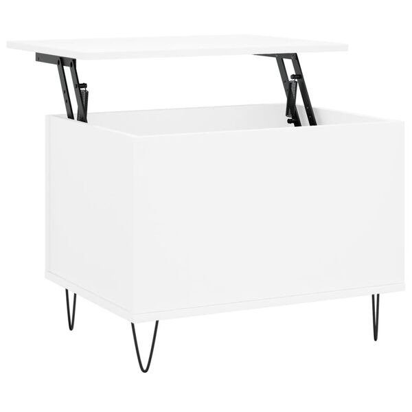 vidaXL Couchtisch Wei&szlig; 60x44,5x45 cm Holzwerkstoff