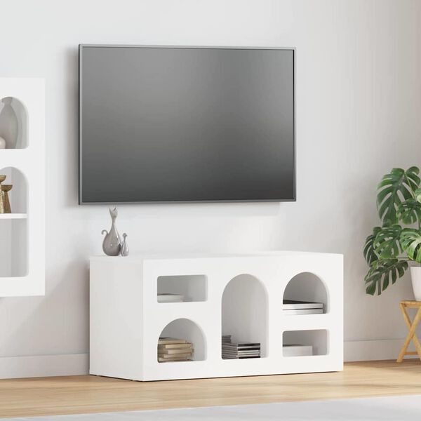 vidaXL TV-Schr&auml;nk Wei&szlig; 80 x 35 x 40 cm Holzwerkstoff