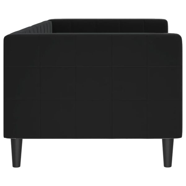 vidaXL Tagesbett Schwarz 80x200 cm Samt