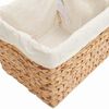 vidaXL Aufbewahrungsk&ouml;rbe 3 pcs Natur 35 x 30 x 25 cm Wasserhyazinthe